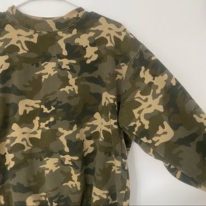 U.S. Vintage | Camo Crew Neck Sweater